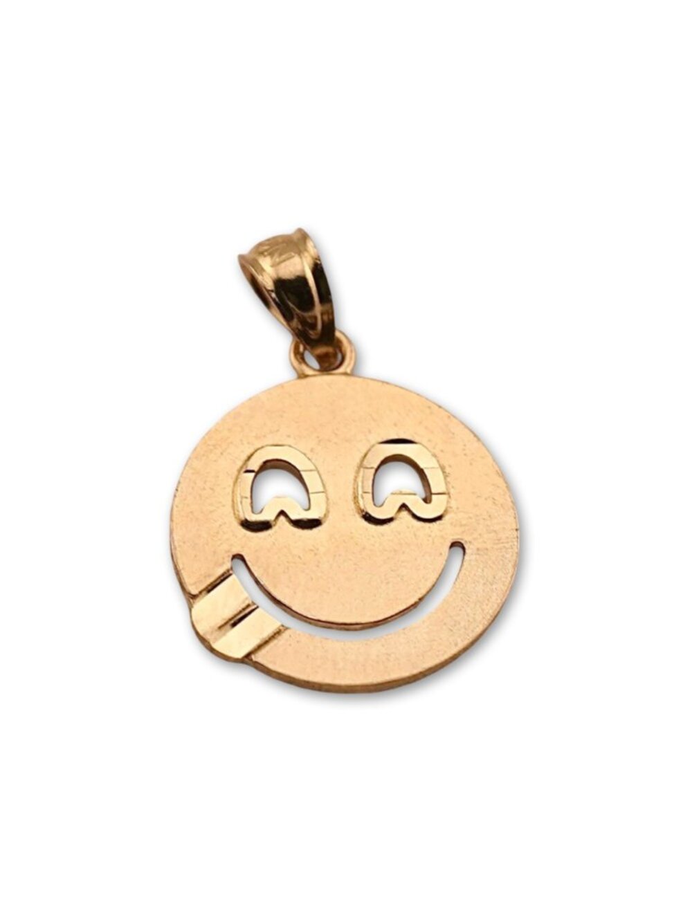 14K Gold Yummy Emoji Pendant | Fun Fashion Accessory By Tehrani Jewelry